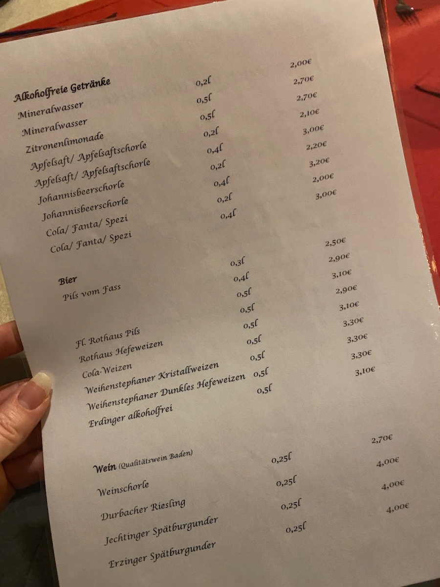 Speisekarte photo 2