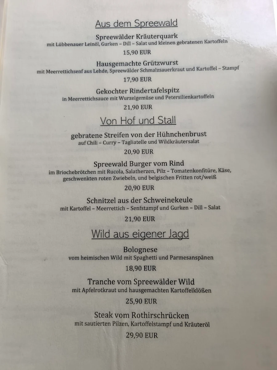Speisekarte photo 2