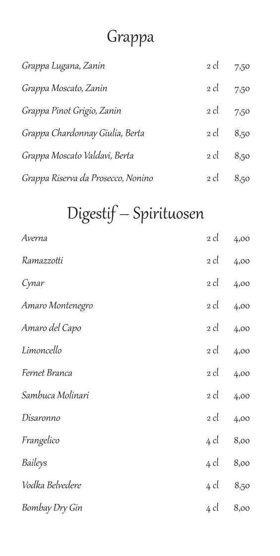 Speisekarte photo 9