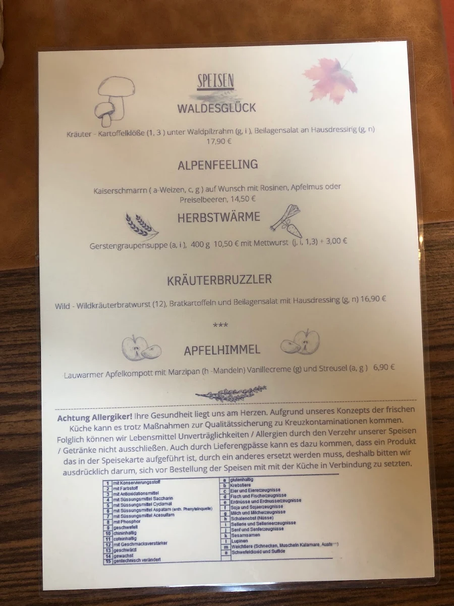 Speisekarte photo 3