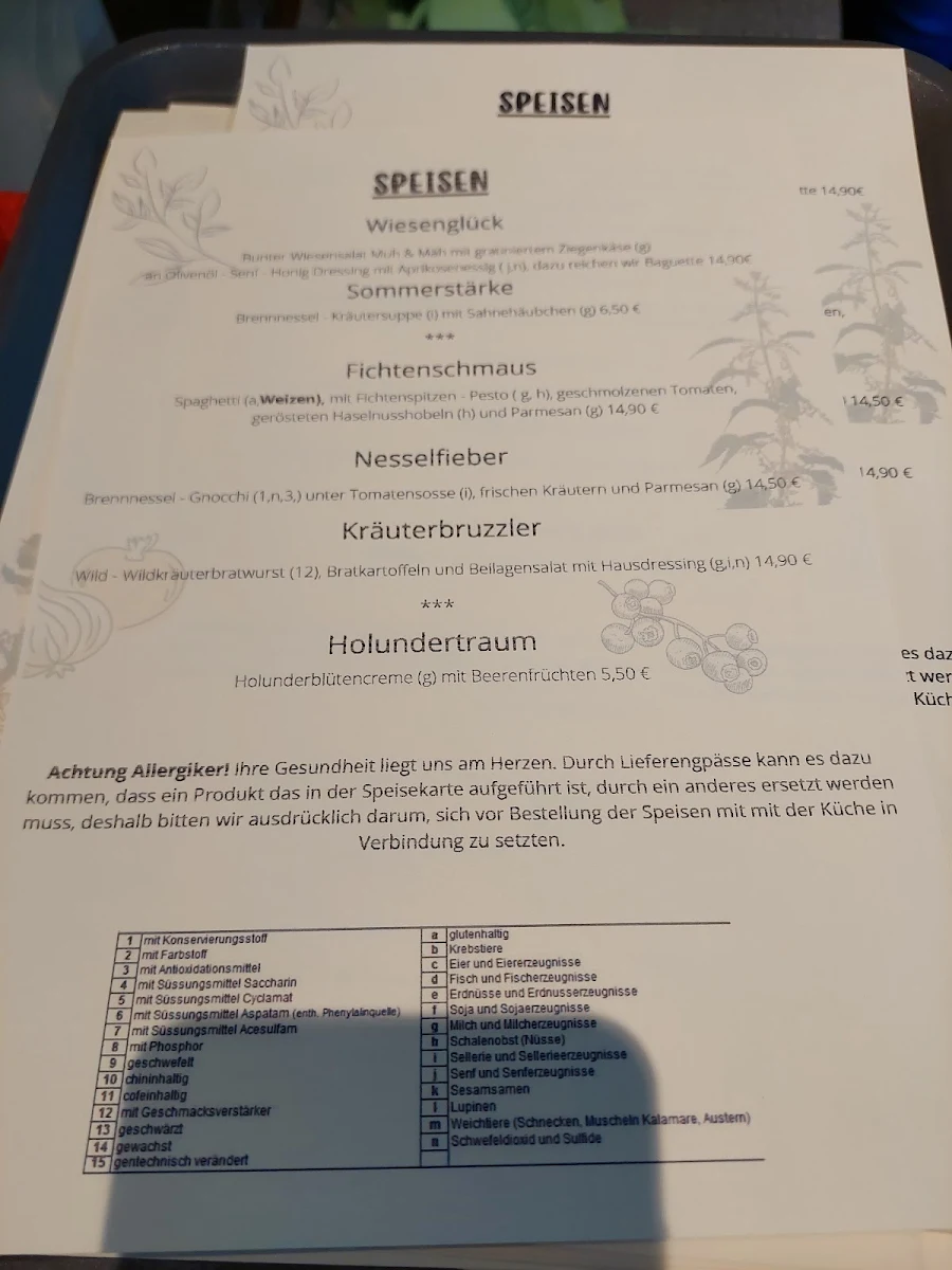 Speisekarte photo 5
