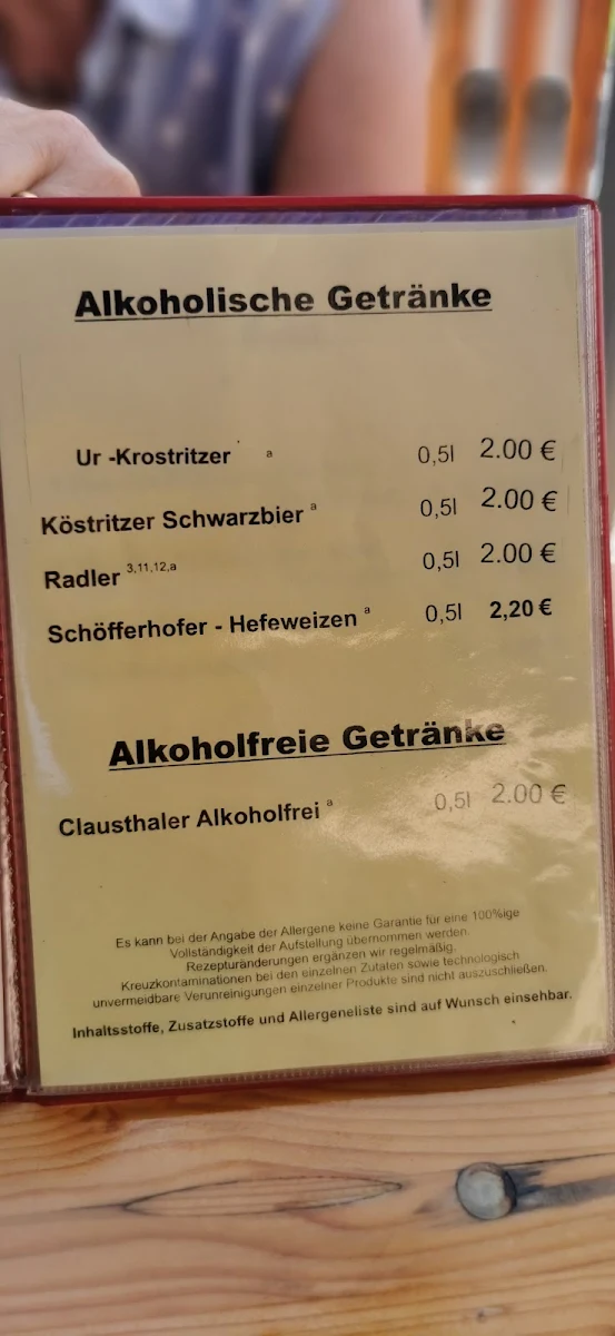 Speisekarte photo 2