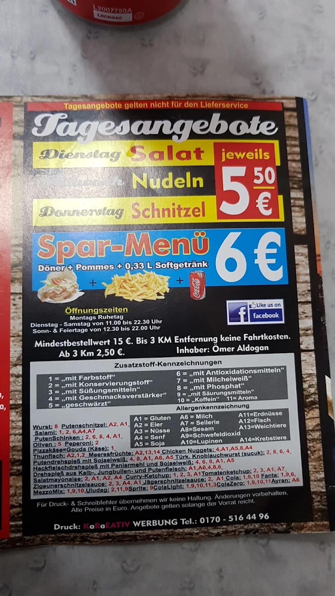 Speisekarte photo 8