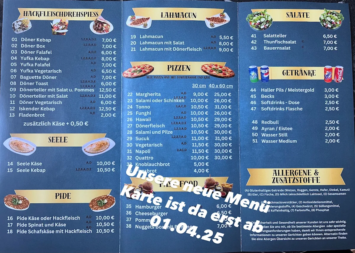 Speisekarte photo 2