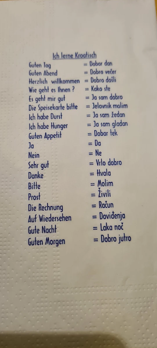 Speisekarte, Restaurant Storchenbräu
