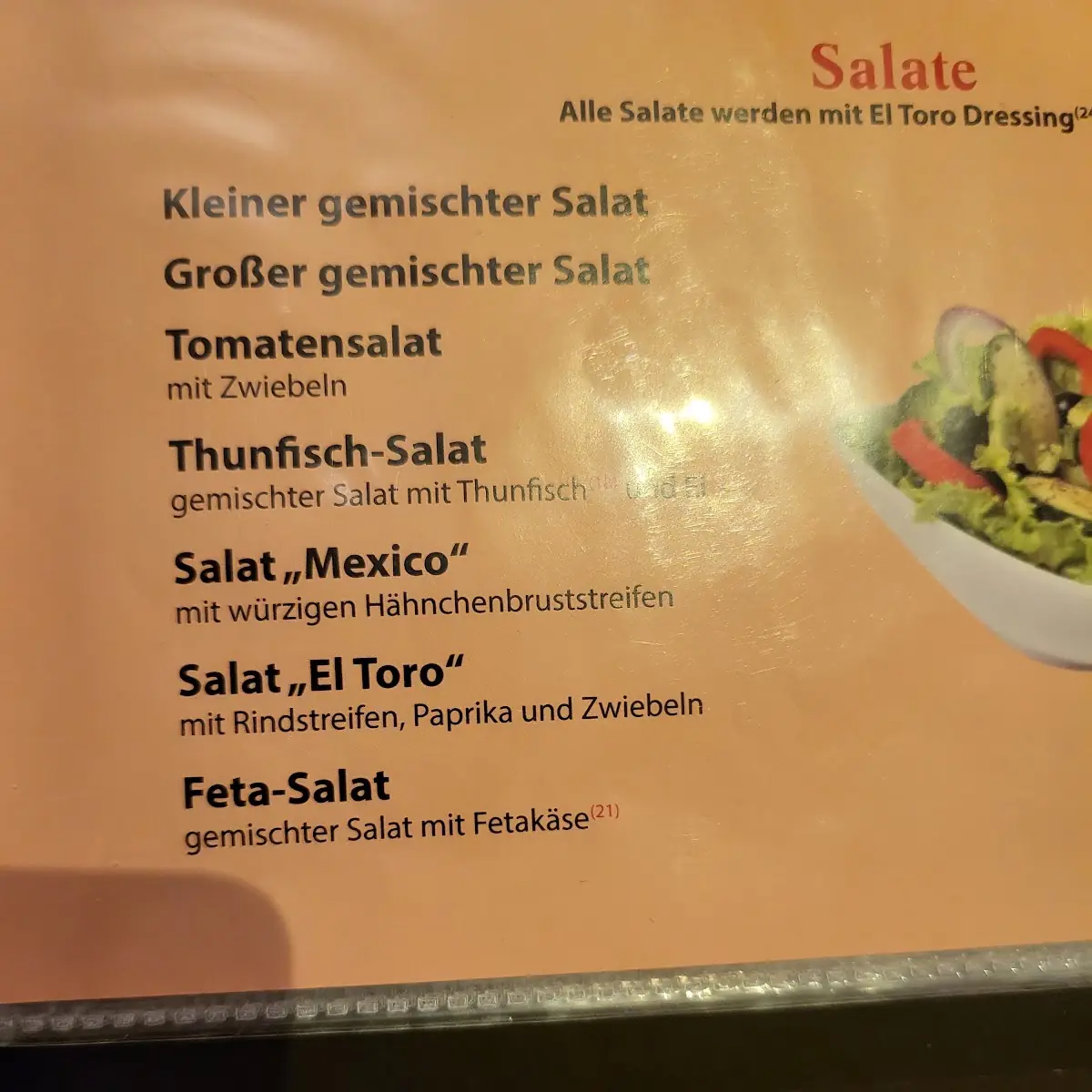 Speisekarte photo 5
