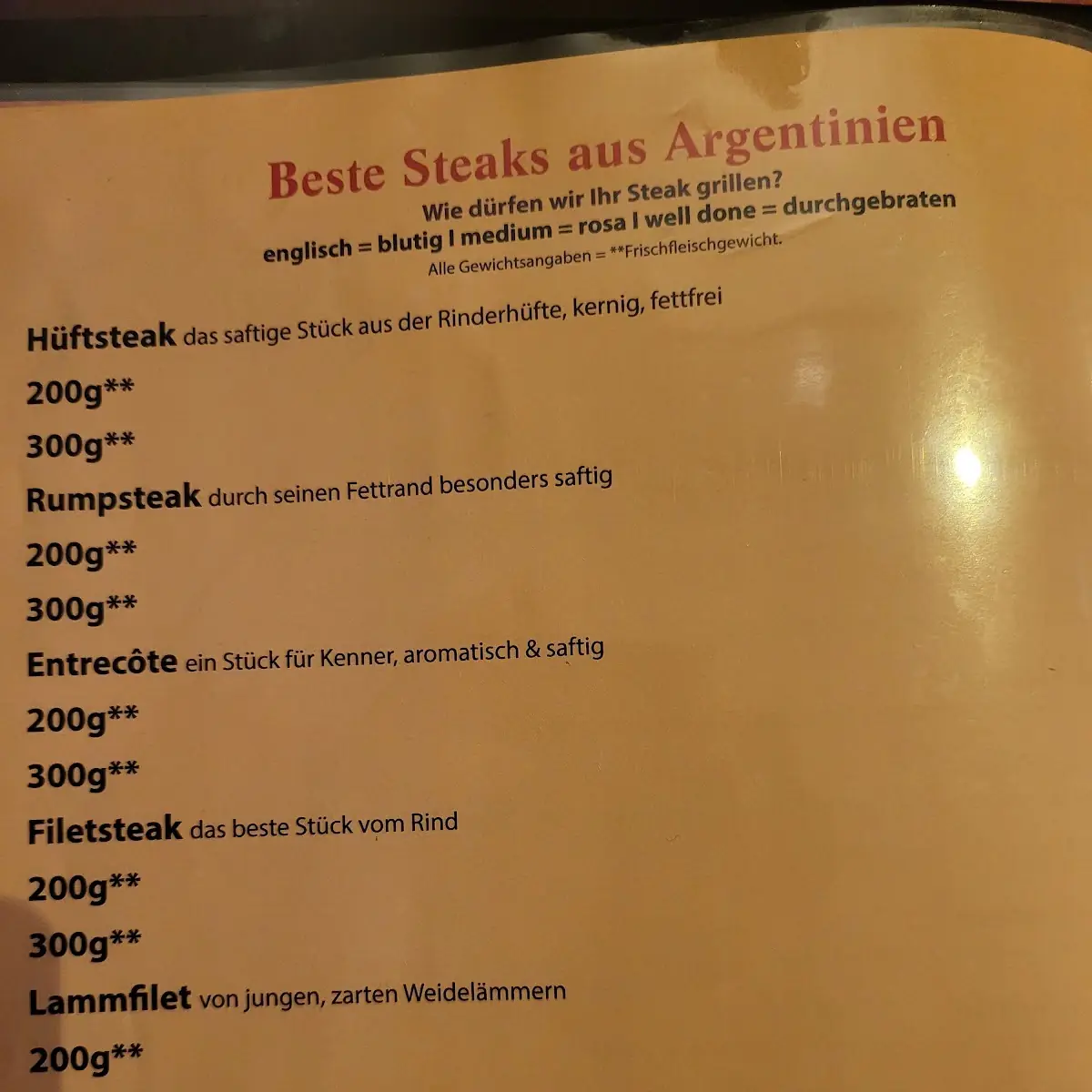 Speisekarte photo 6