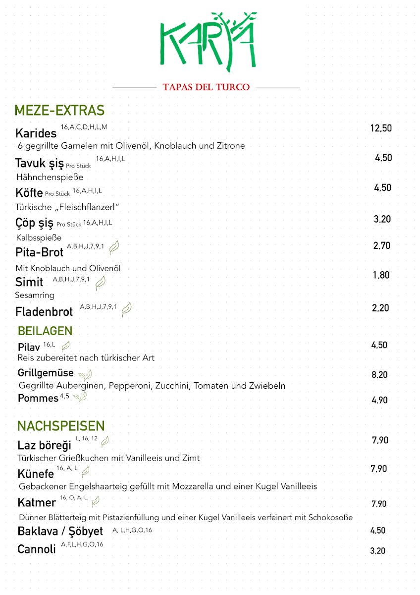 Speisekarte photo 5