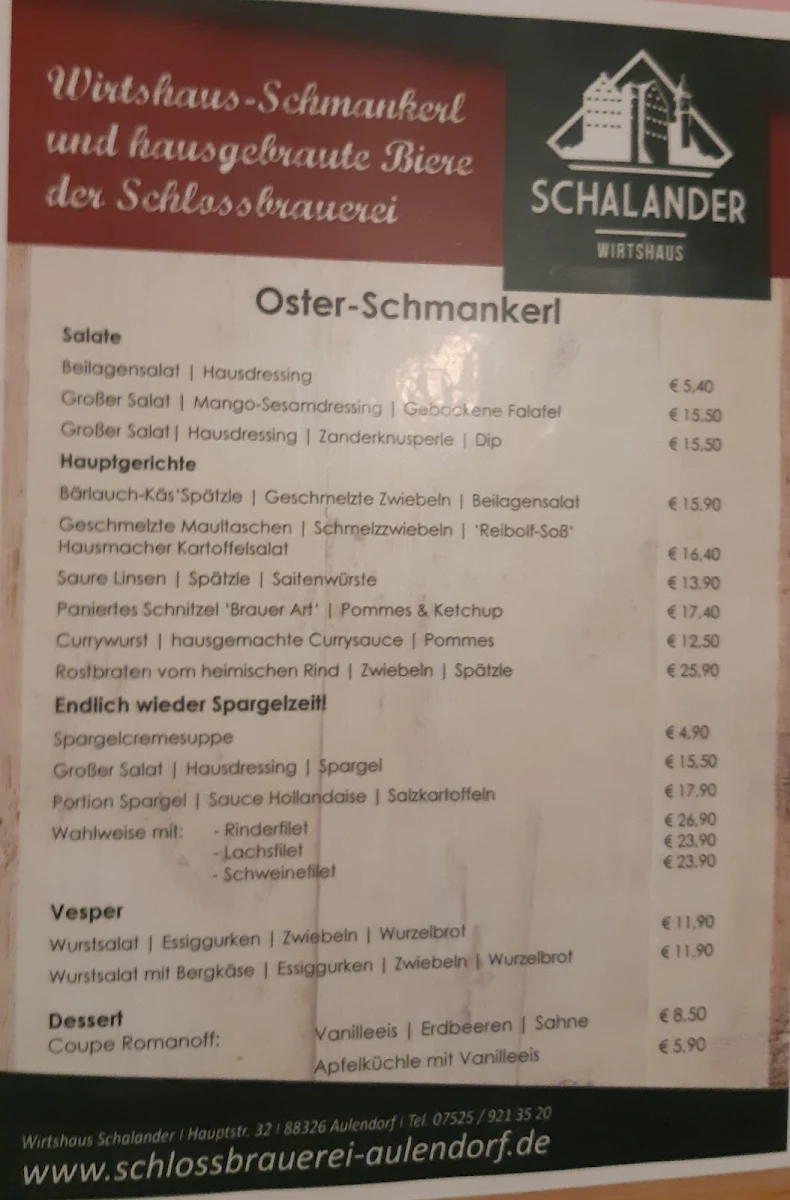 Speisekarte photo 1