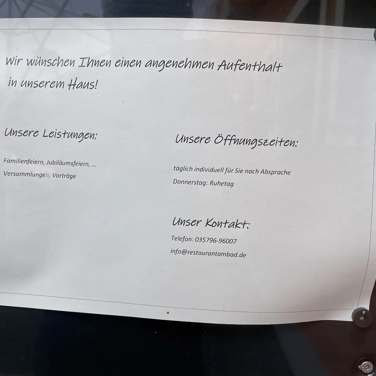 Speisekarte photo 2