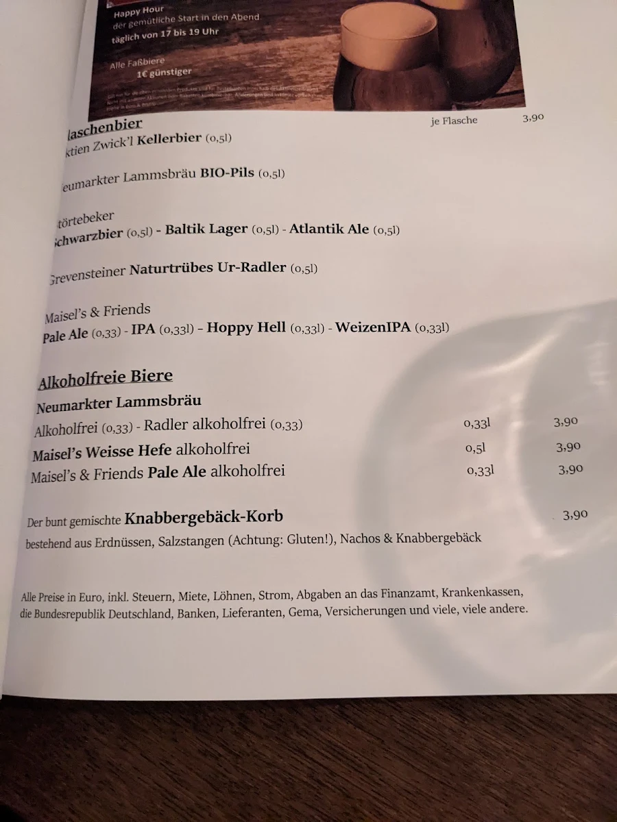 Speisekarte, Nerly Cafe-Restaurant-Bar