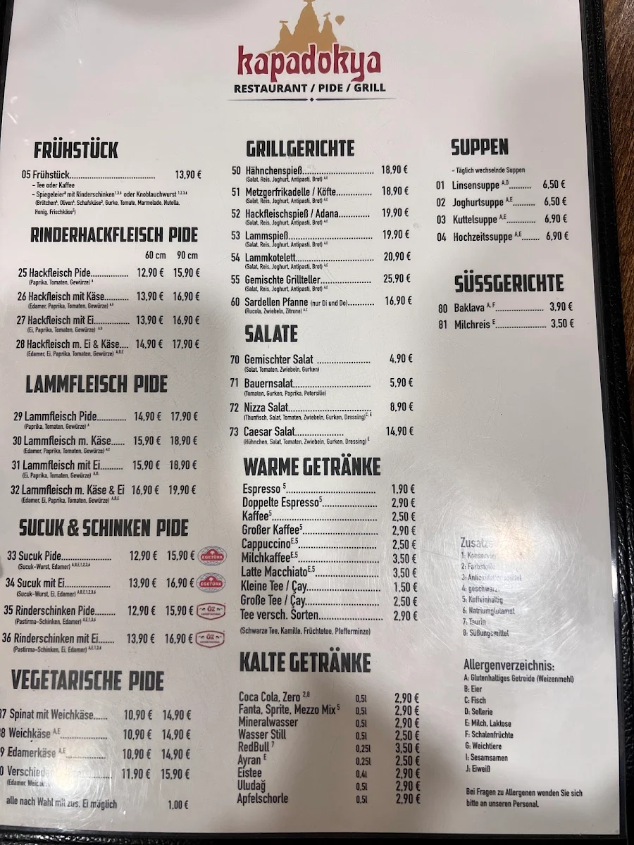 Speisekarte photo 1