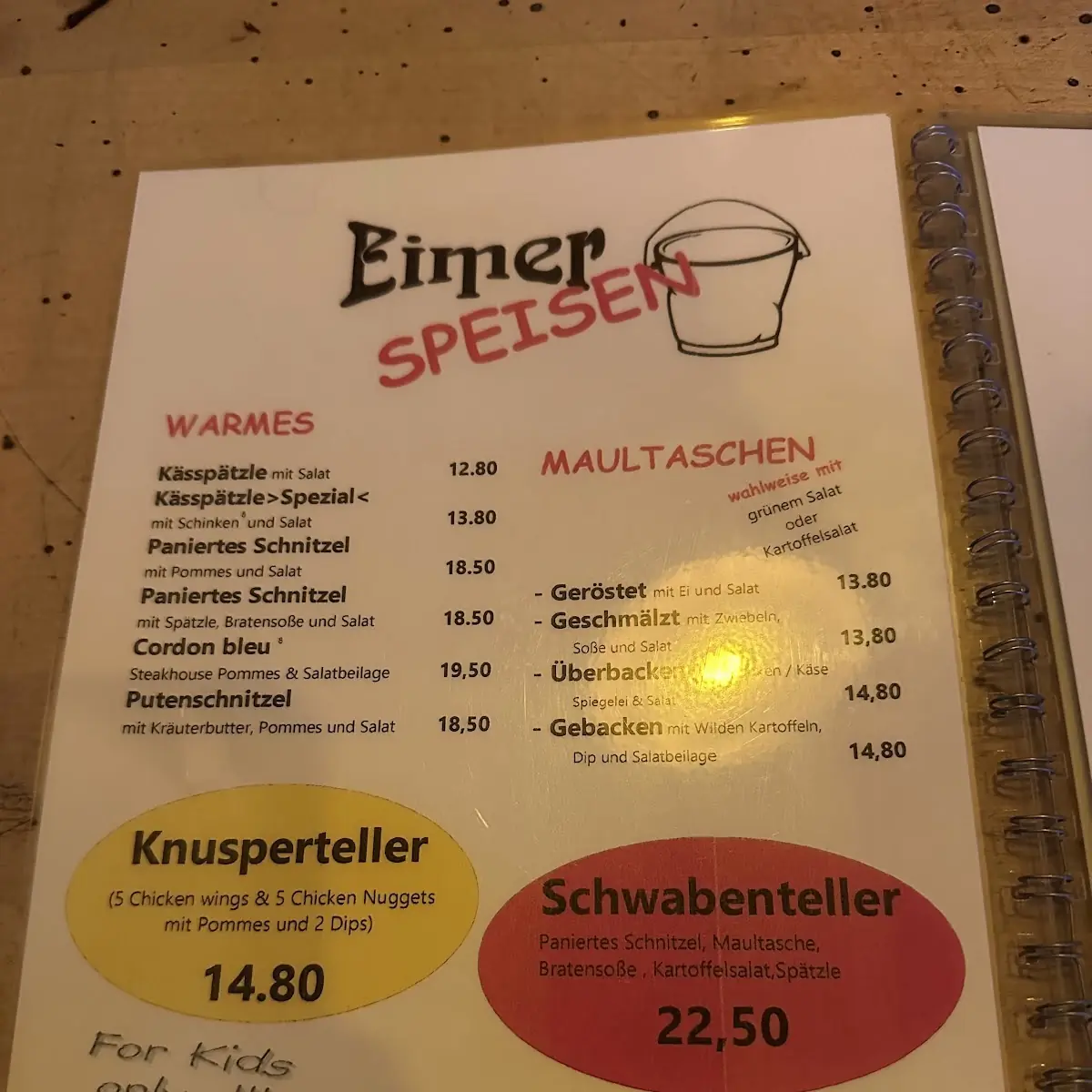 Speisekarte photo 4