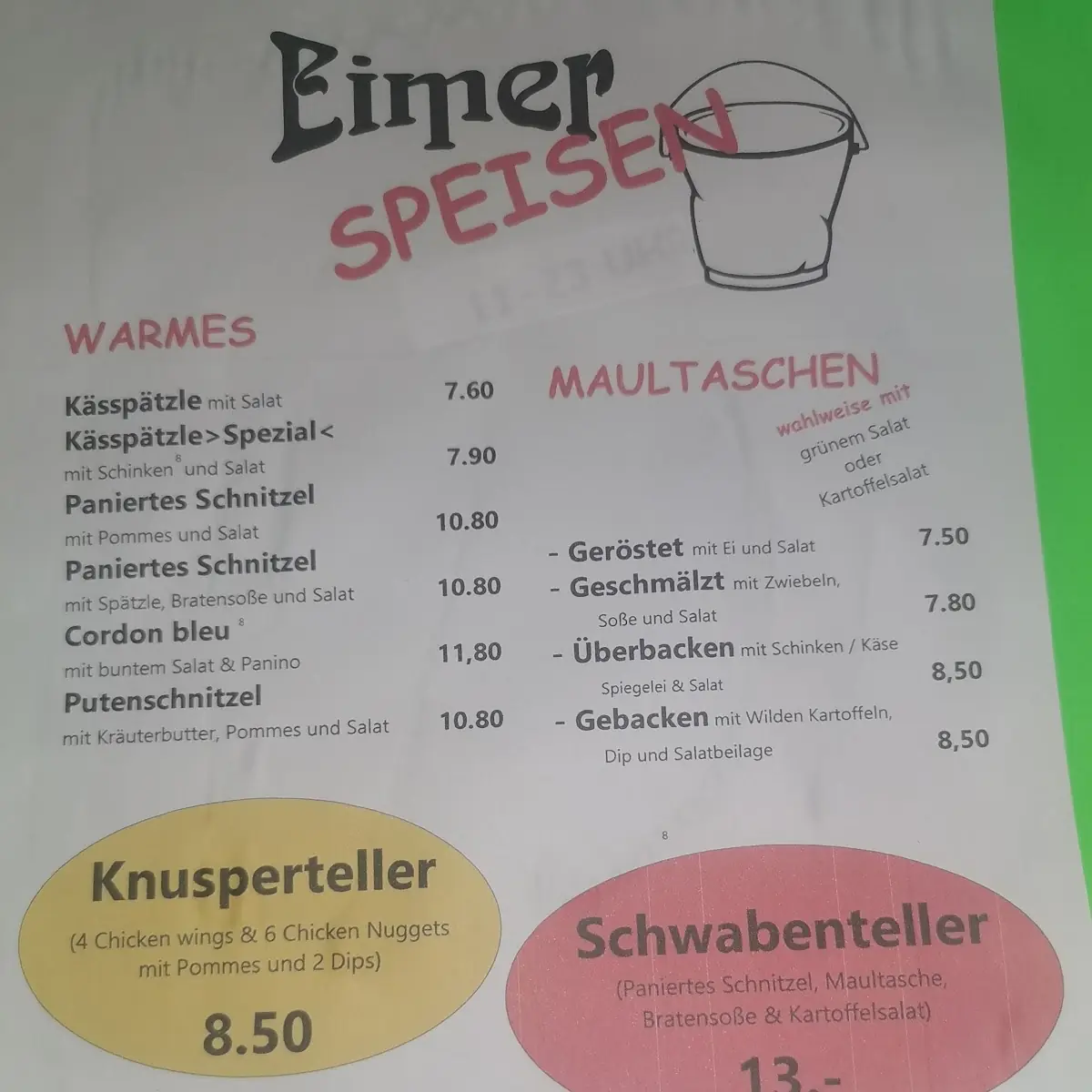 Speisekarte photo 7