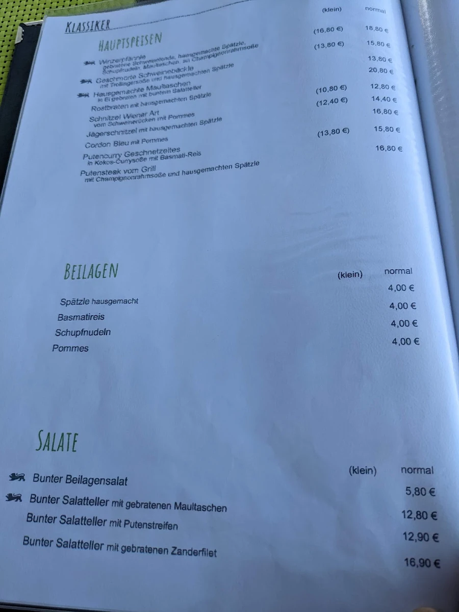 Speisekarte, Cafe und Wein, Hofcafe und Gästehaus - Heilbronn