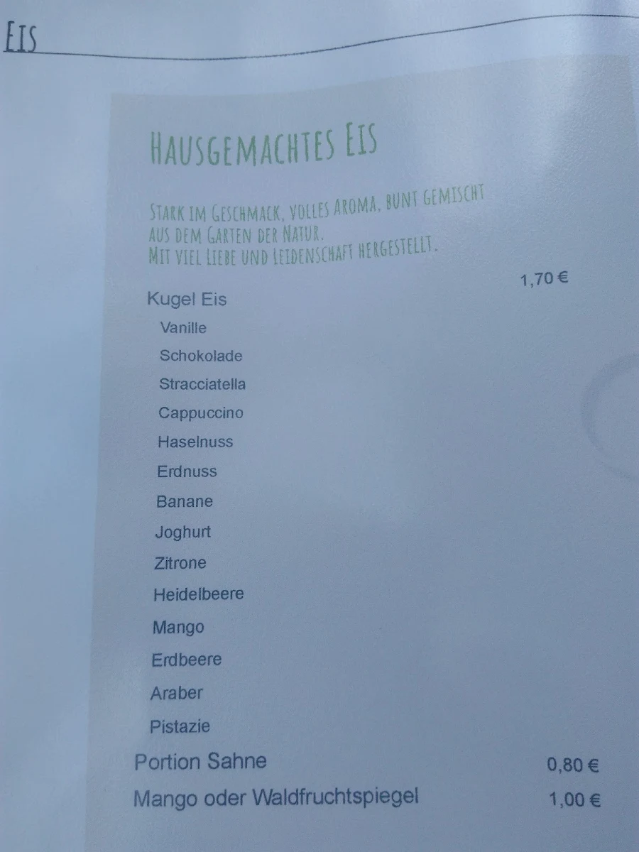 Speisekarte, Cafe und Wein, Hofcafe und Gästehaus - Heilbronn