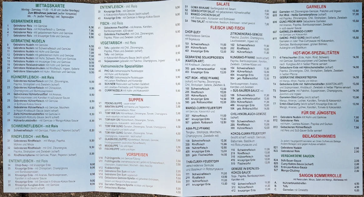 Speisekarte photo 2