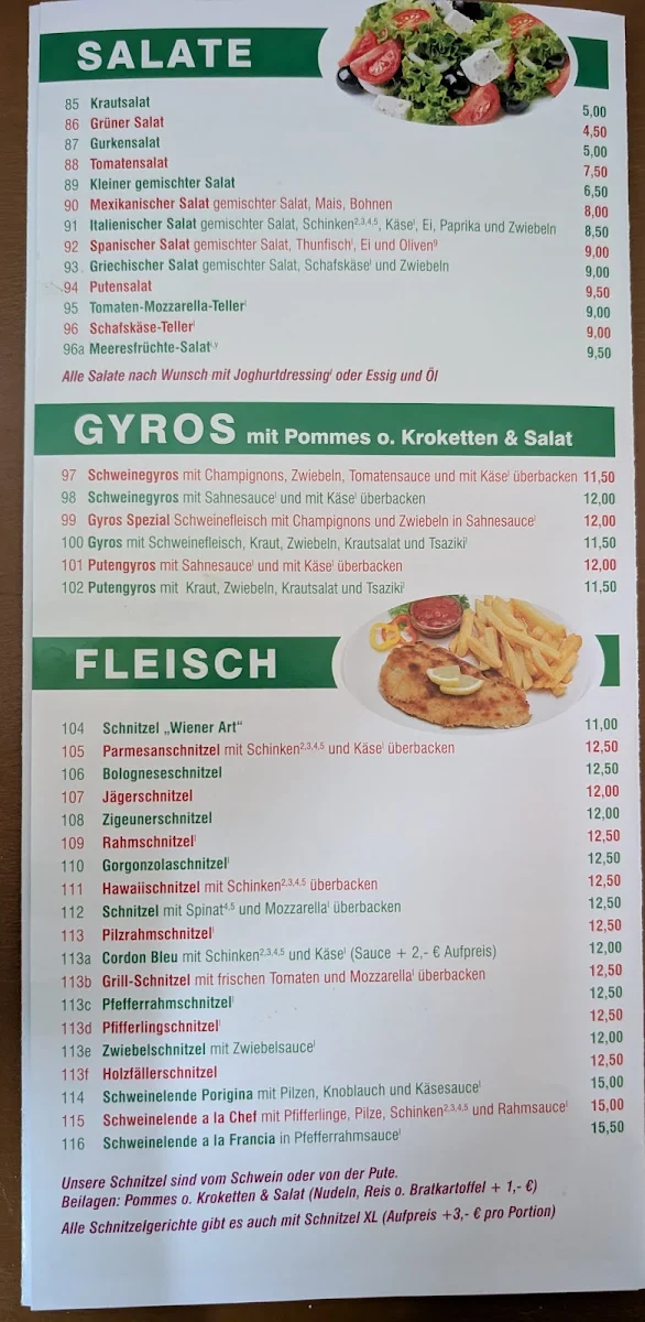 Speisekarte, Pizza Quick, Pfungstadt