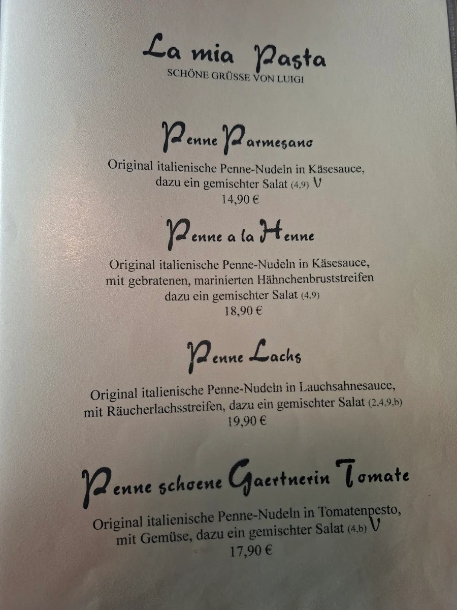 Speisekarte, Renken's Bauerndiele