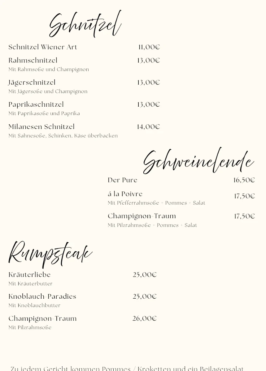 Speisekarte photo 6