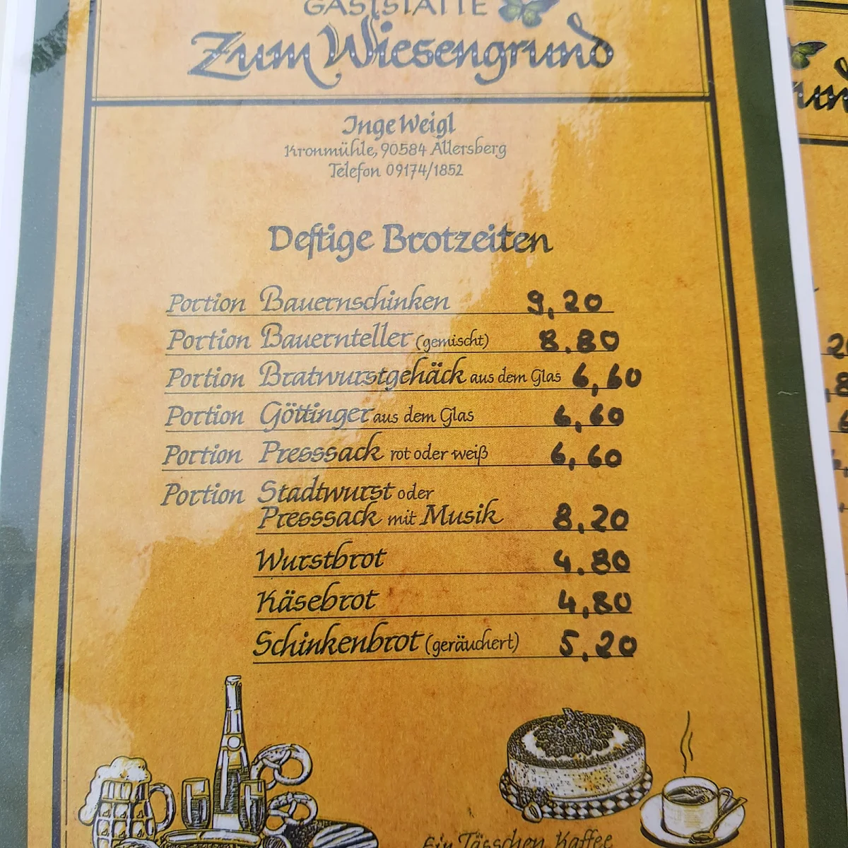 Speisekarte photo 1