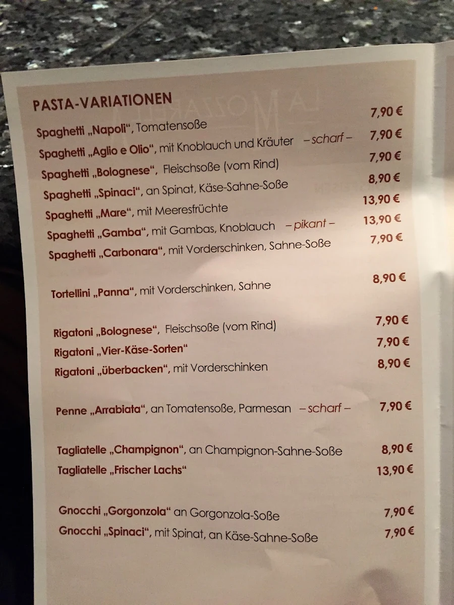 Speisekarte photo 2