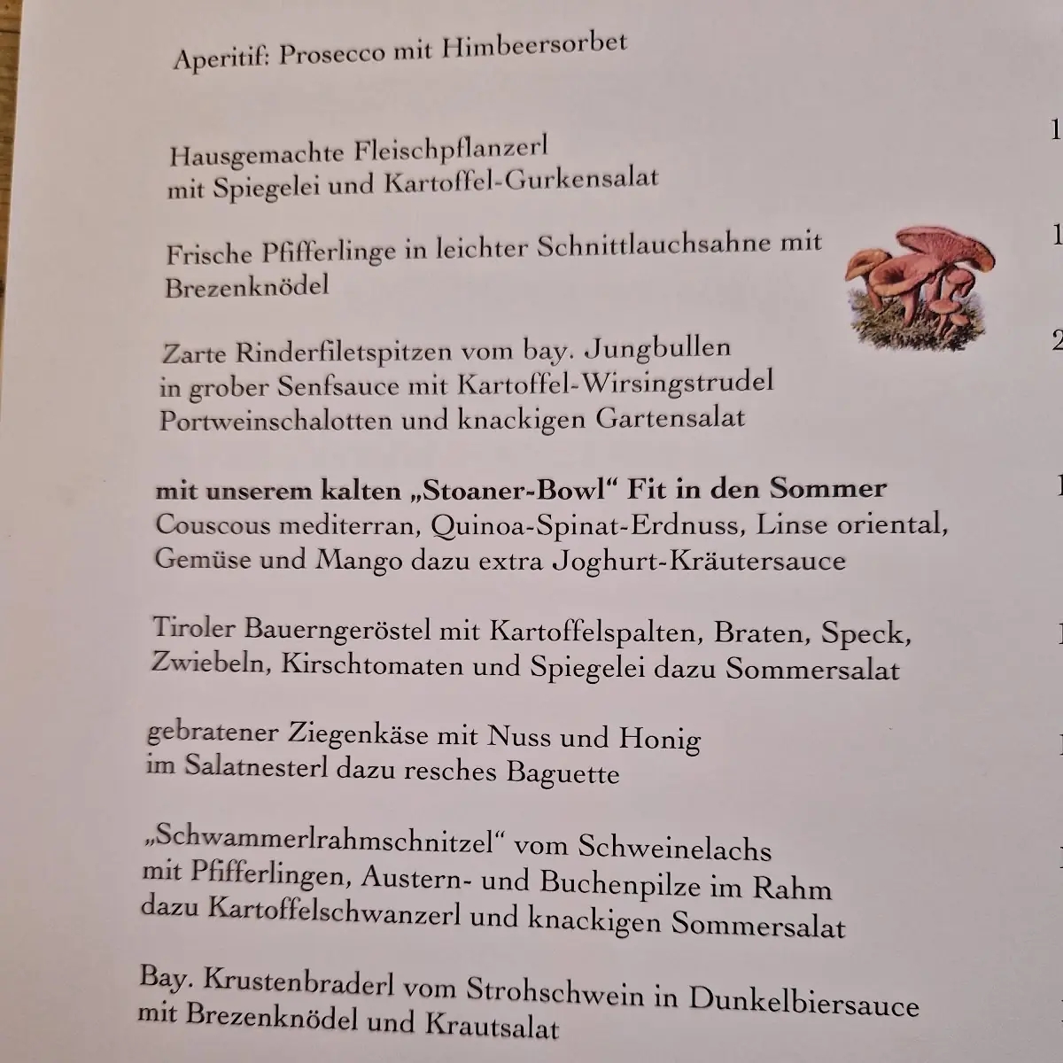 Speisekarte photo 10