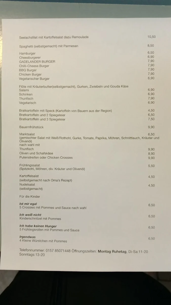 Speisekarte photo 2