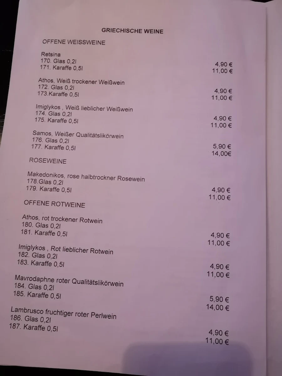 Speisekarte photo 5