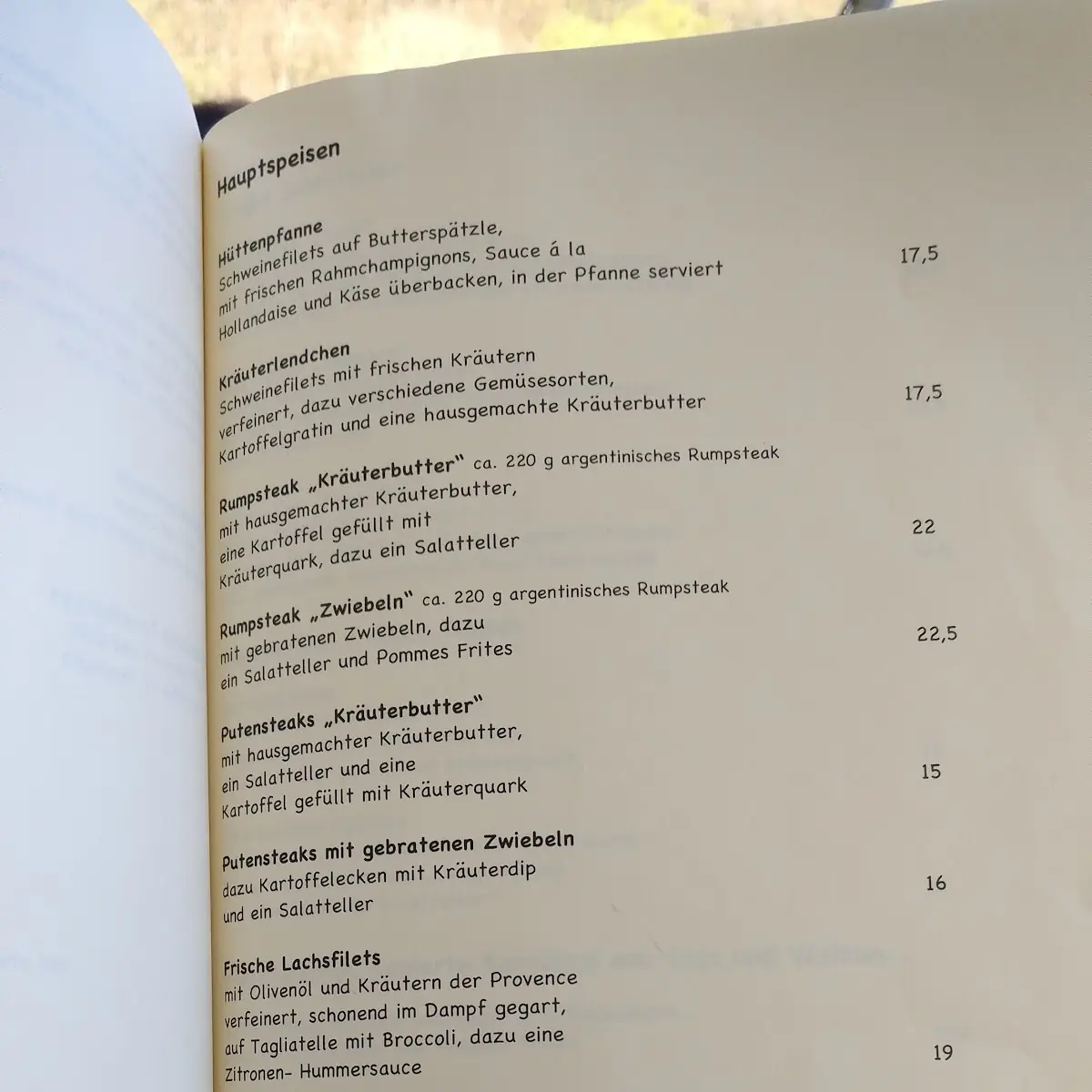 Speisekarte photo 4