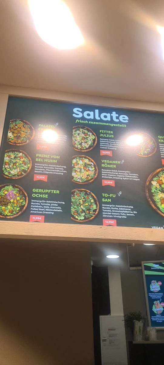 Speisekarte, Food Sky