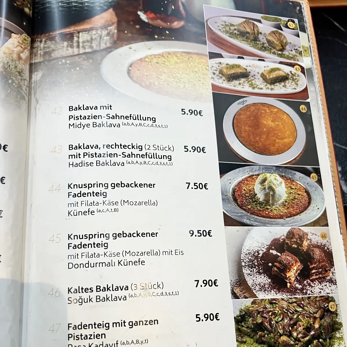 Speisekarte photo 2