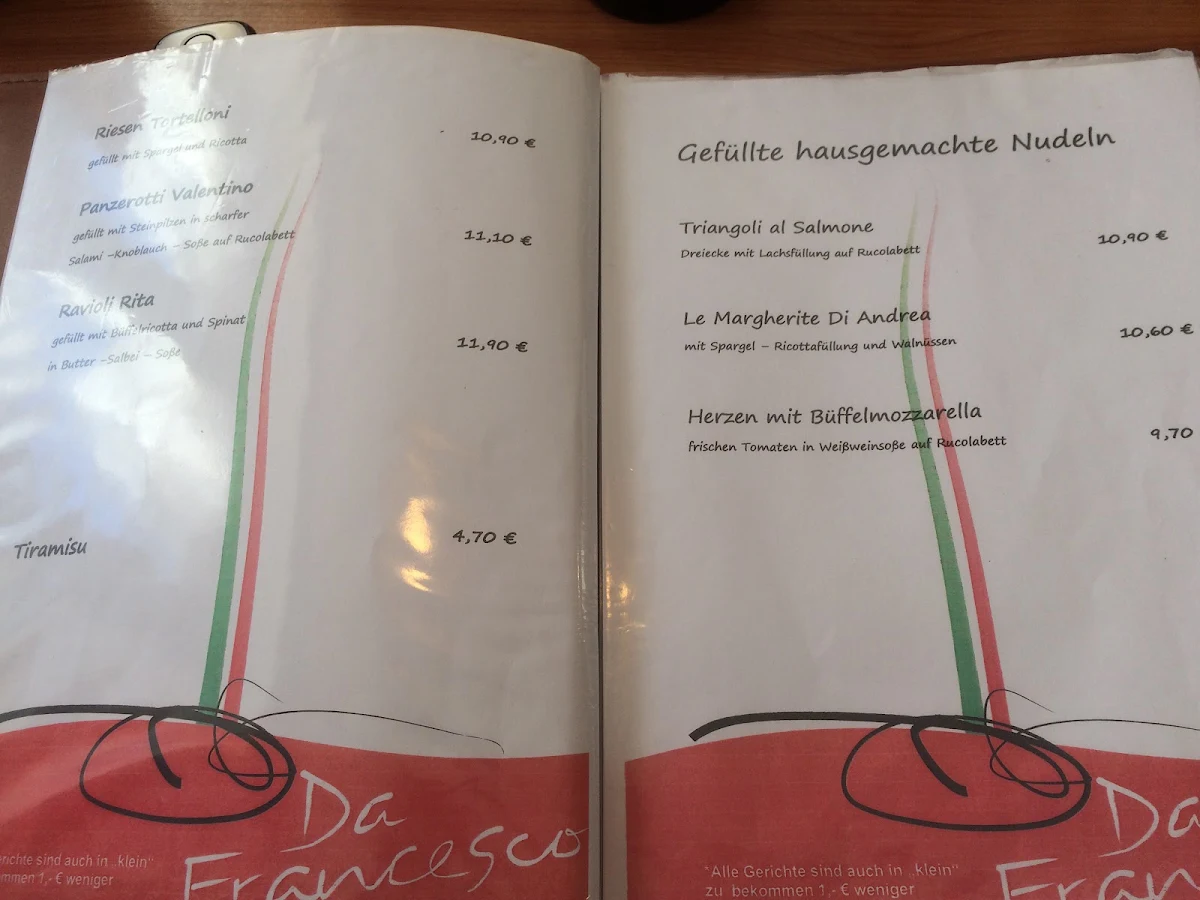 Speisekarte photo 3