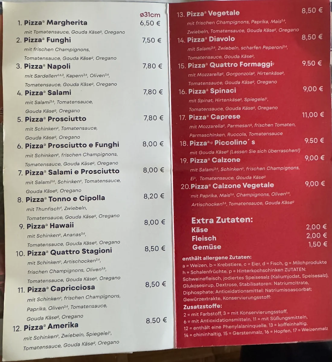 Speisekarte photo 2