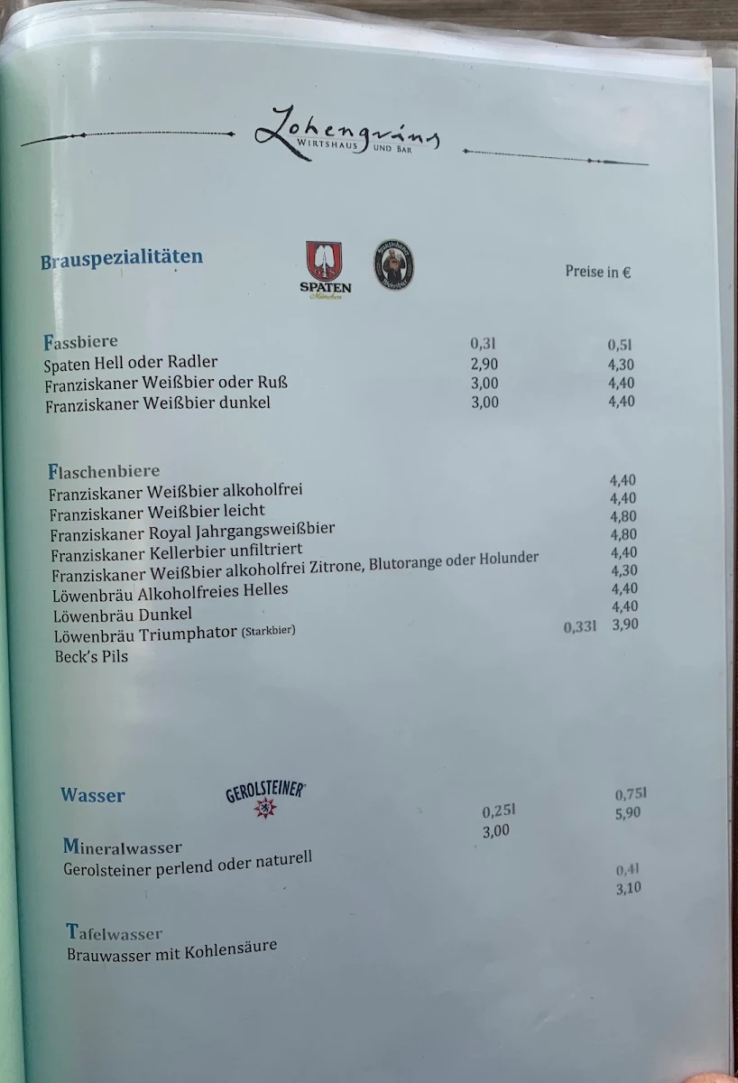 Speisekarte photo 5
