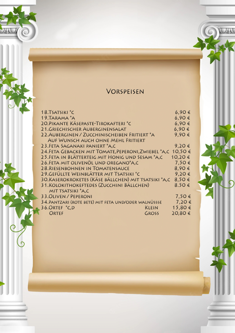Speisekarte photo 2