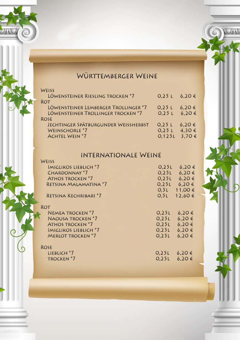 Speisekarte photo 3