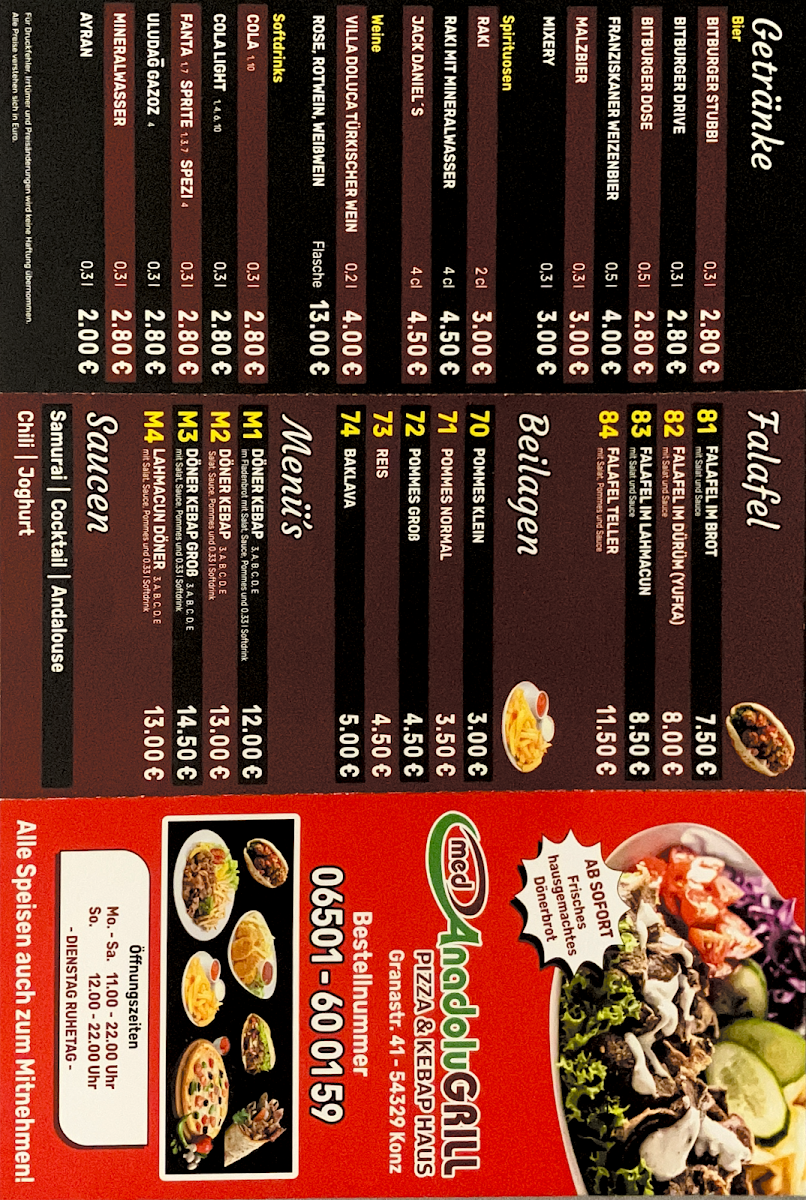 Speisekarte photo 3