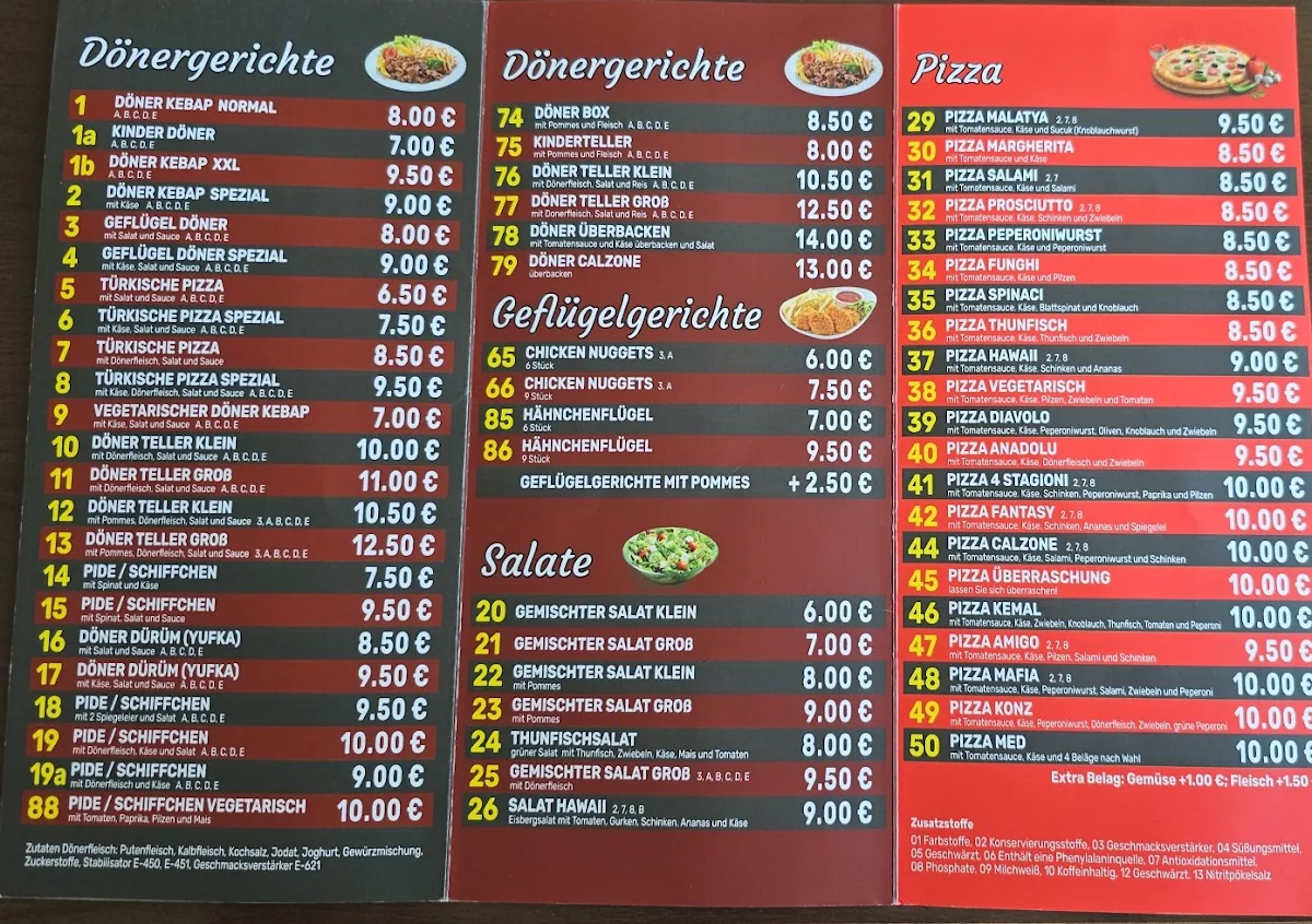 Speisekarte photo 5