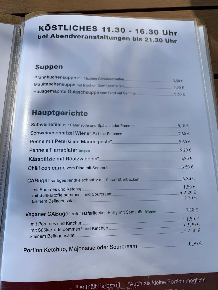 Speisekarte photo 10