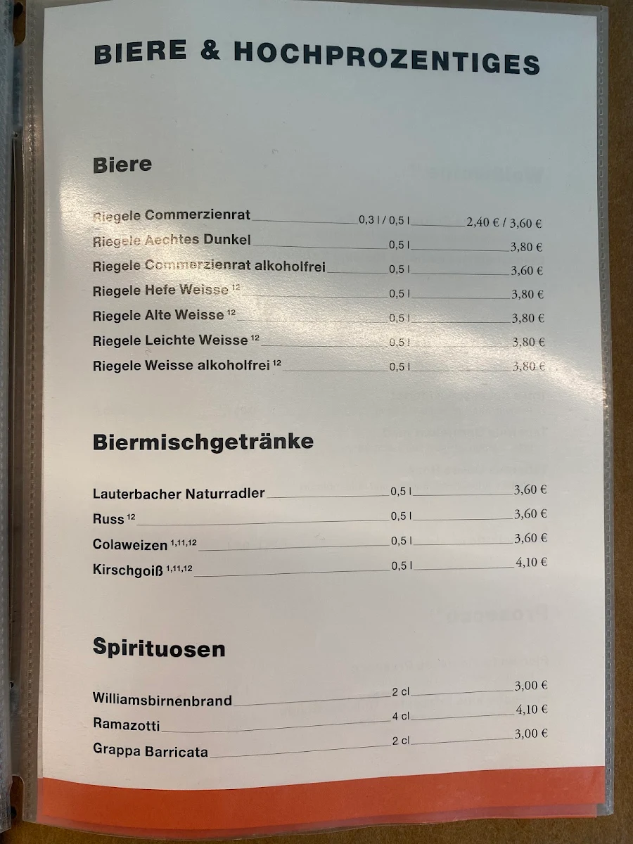 Speisekarte photo 4