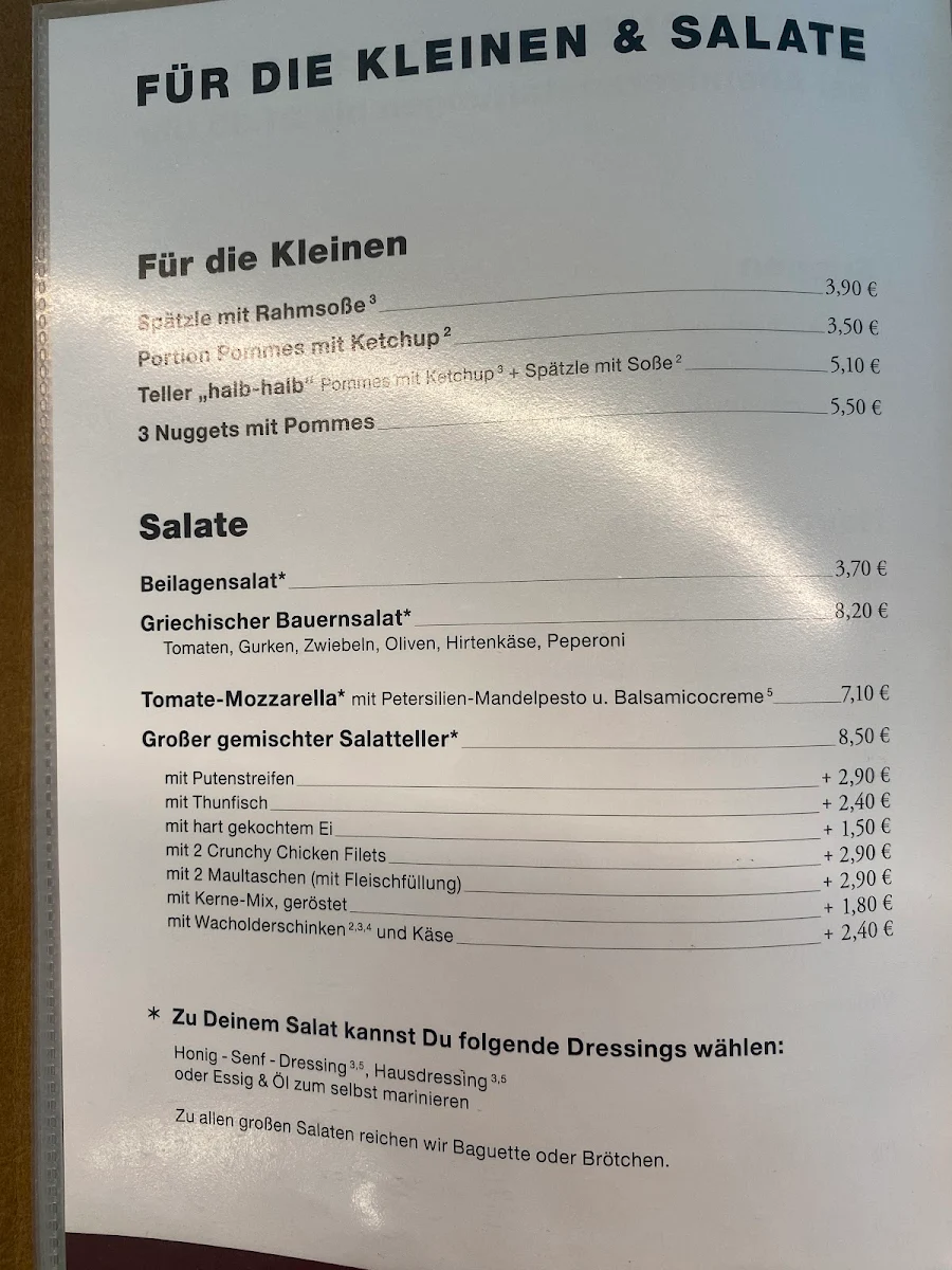 Speisekarte photo 9