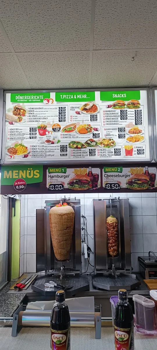 Speisekarte, Grillhaus Döner Trebbin