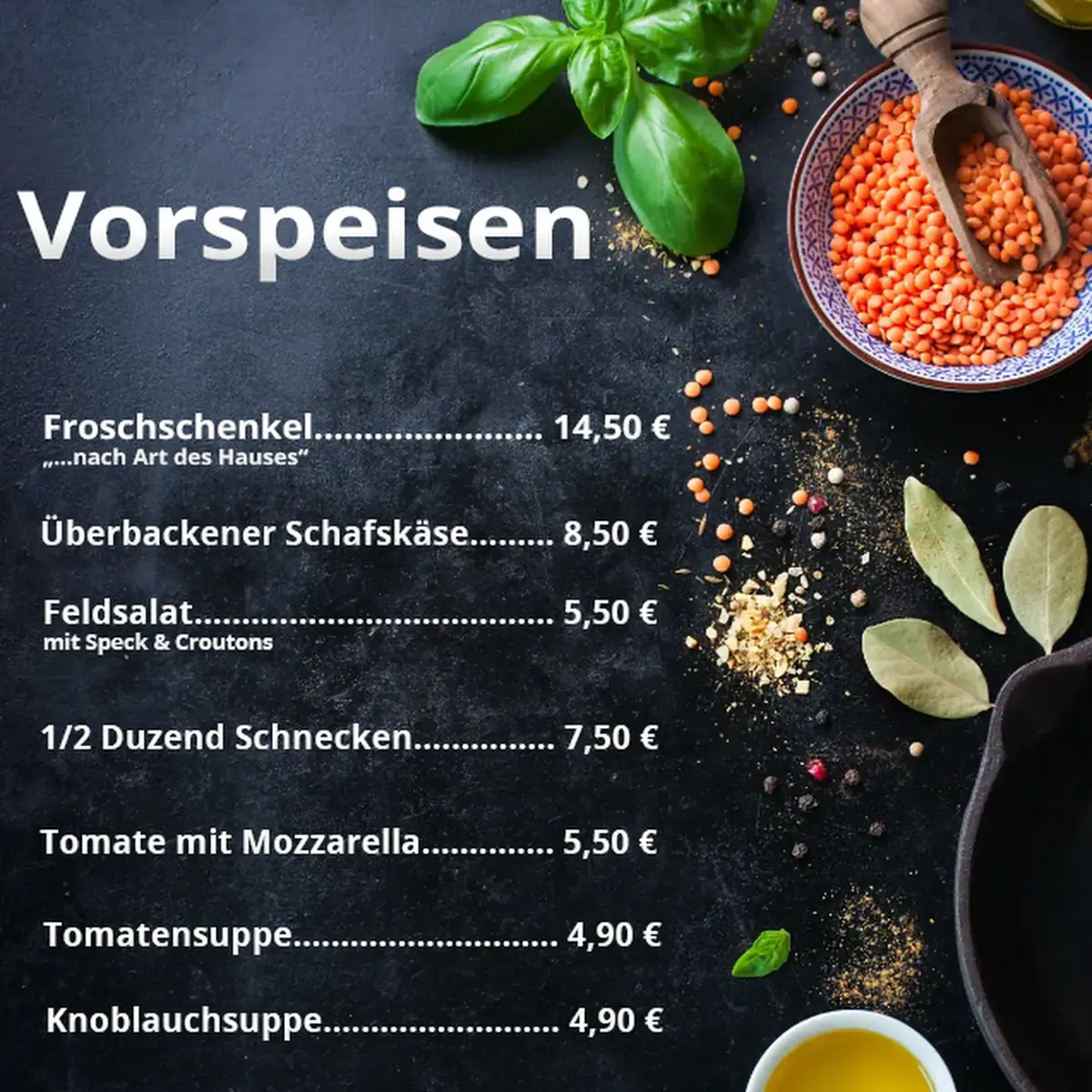 Speisekarte photo 3