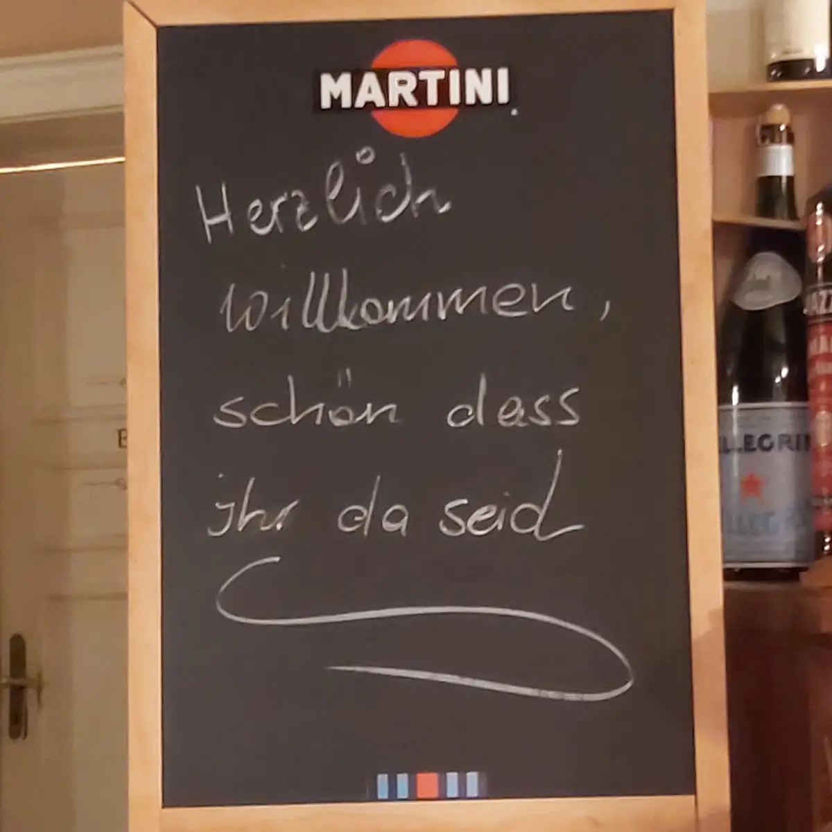 Speisekarte, Trattoria Zoe