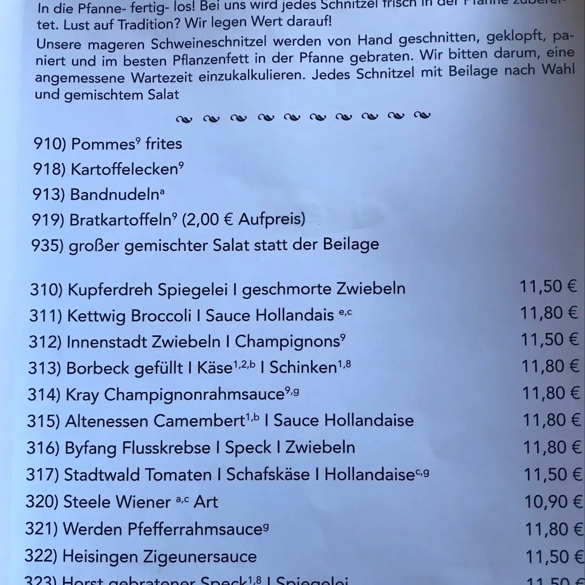 Speisekarte photo 1