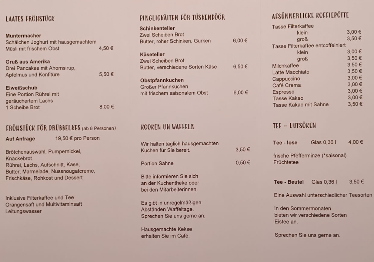 Speisekarte photo 2