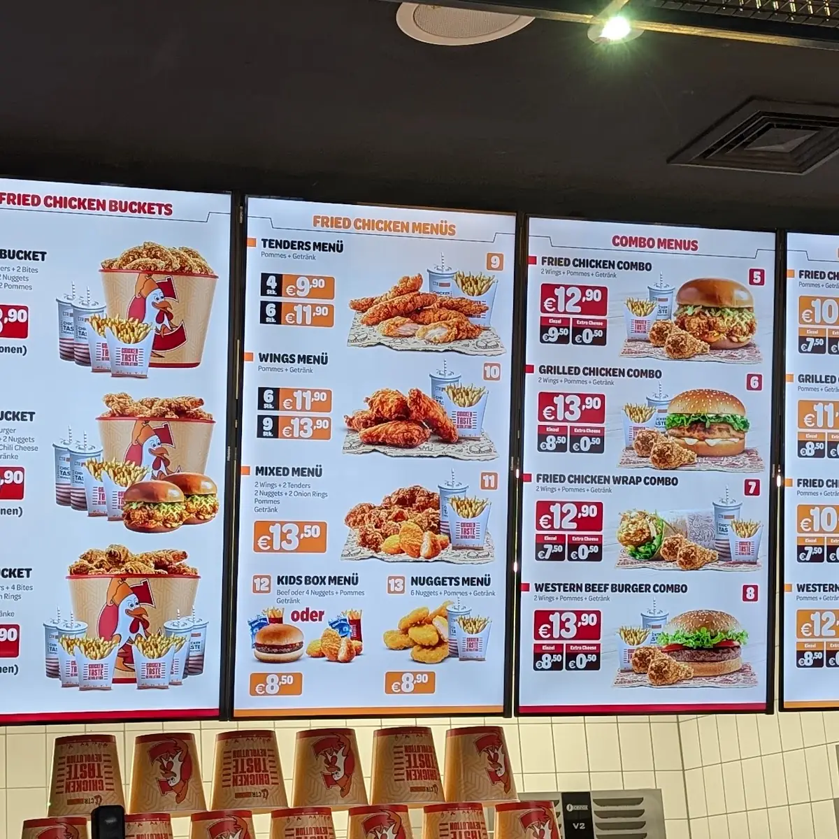 Speisekarte, CTR Chicken