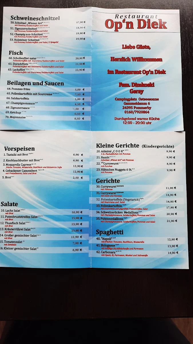 Speisekarte photo 1