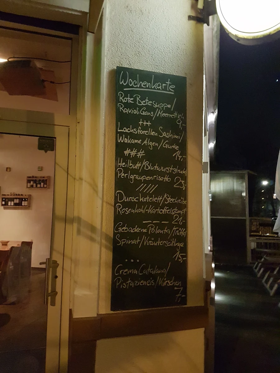 Speisekarte, vadder